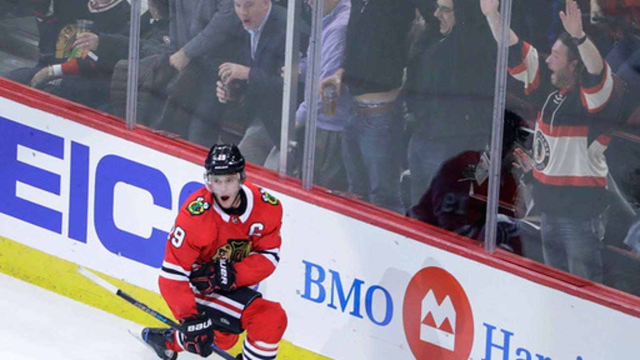 Toews scores 9 seconds into OT, Blackhawks edge Avs 2-1