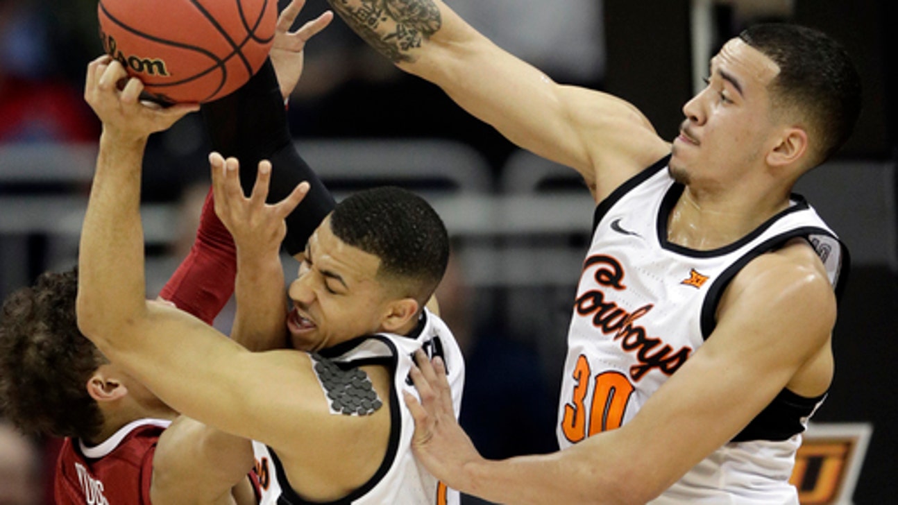 Oklahoma State beats Oklahoma 71-60 in Big 12 opening round