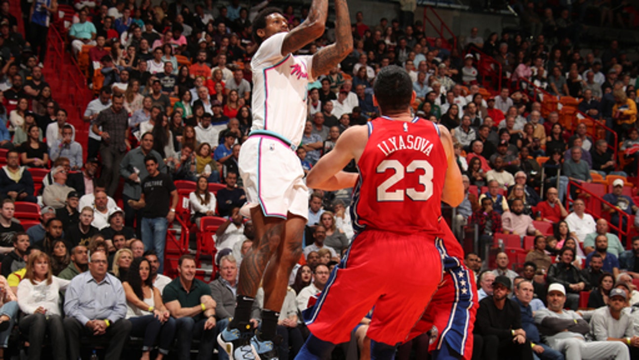 Whiteside, Wade carry Heat past 76ers, 108-99