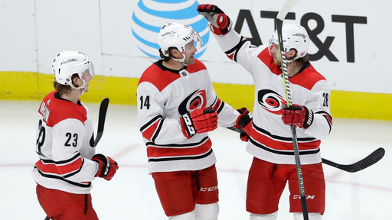 Aho lifts Hurricanes over Blackhawks 3-2