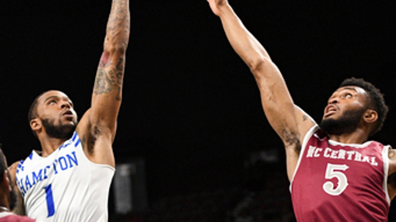 Rivas’ 22 points power NC Central past Hampton, 71-63