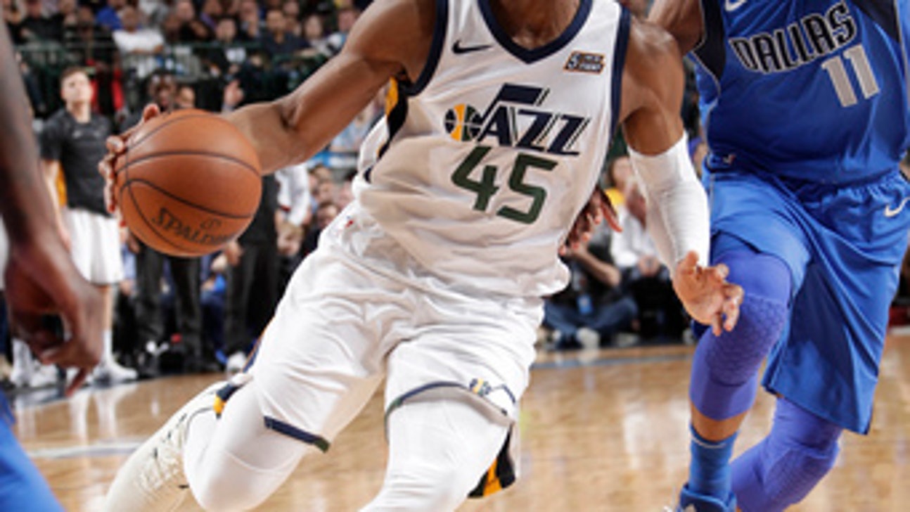 Mitchell scores 26, Jazz beat Mavericks 119-112 (Mar 23, 2018)