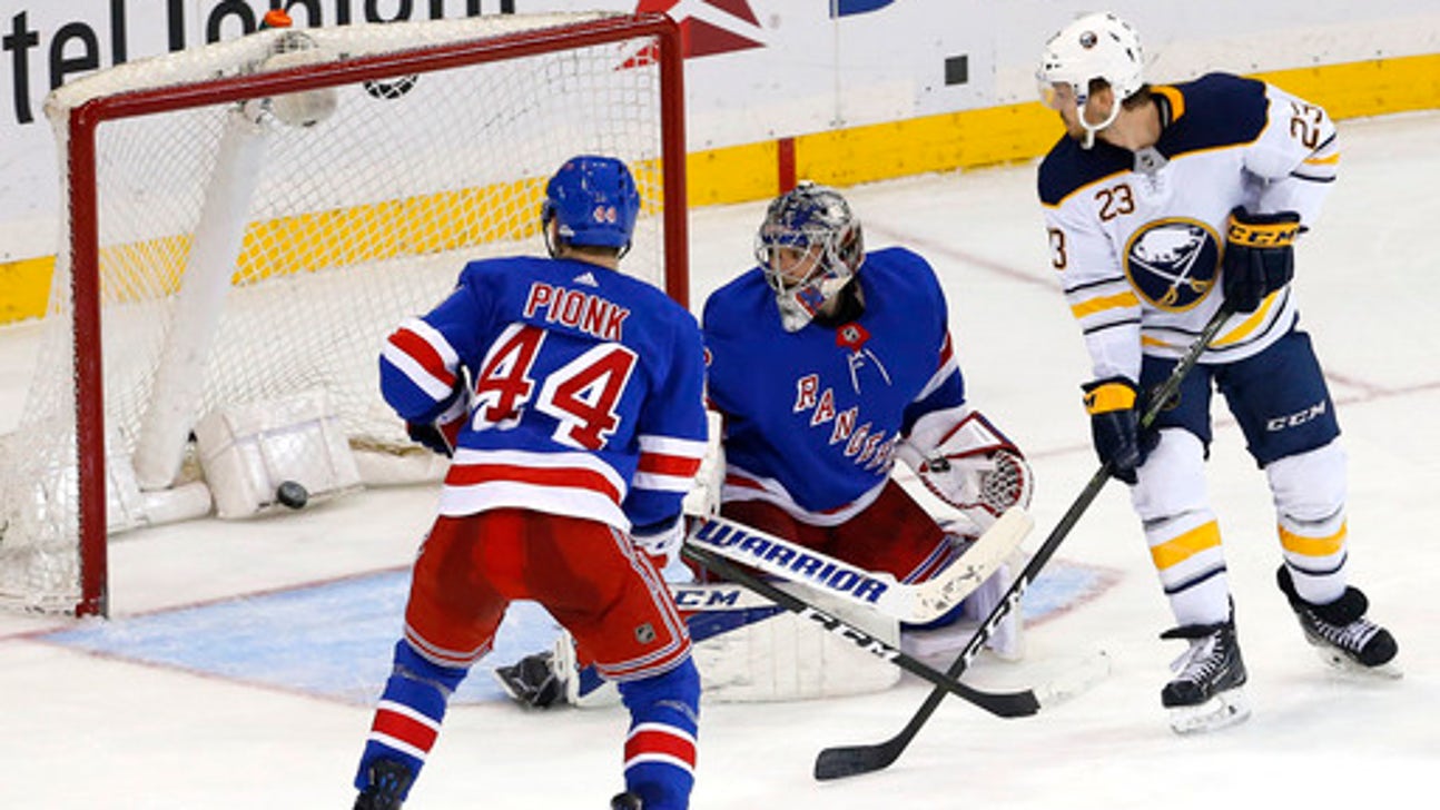Vesey, Georgiev lead Rangers to 5-1 win over Sabres