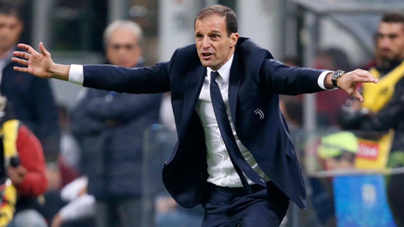 Juventus coach Massimiliano Allegri wins golden bench award