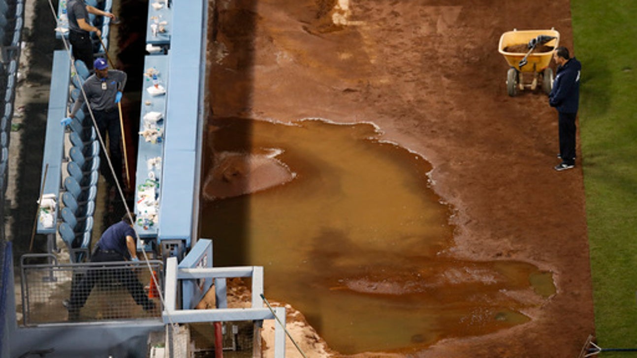Dodger Stadium drainage system cause of on-field sewage leak