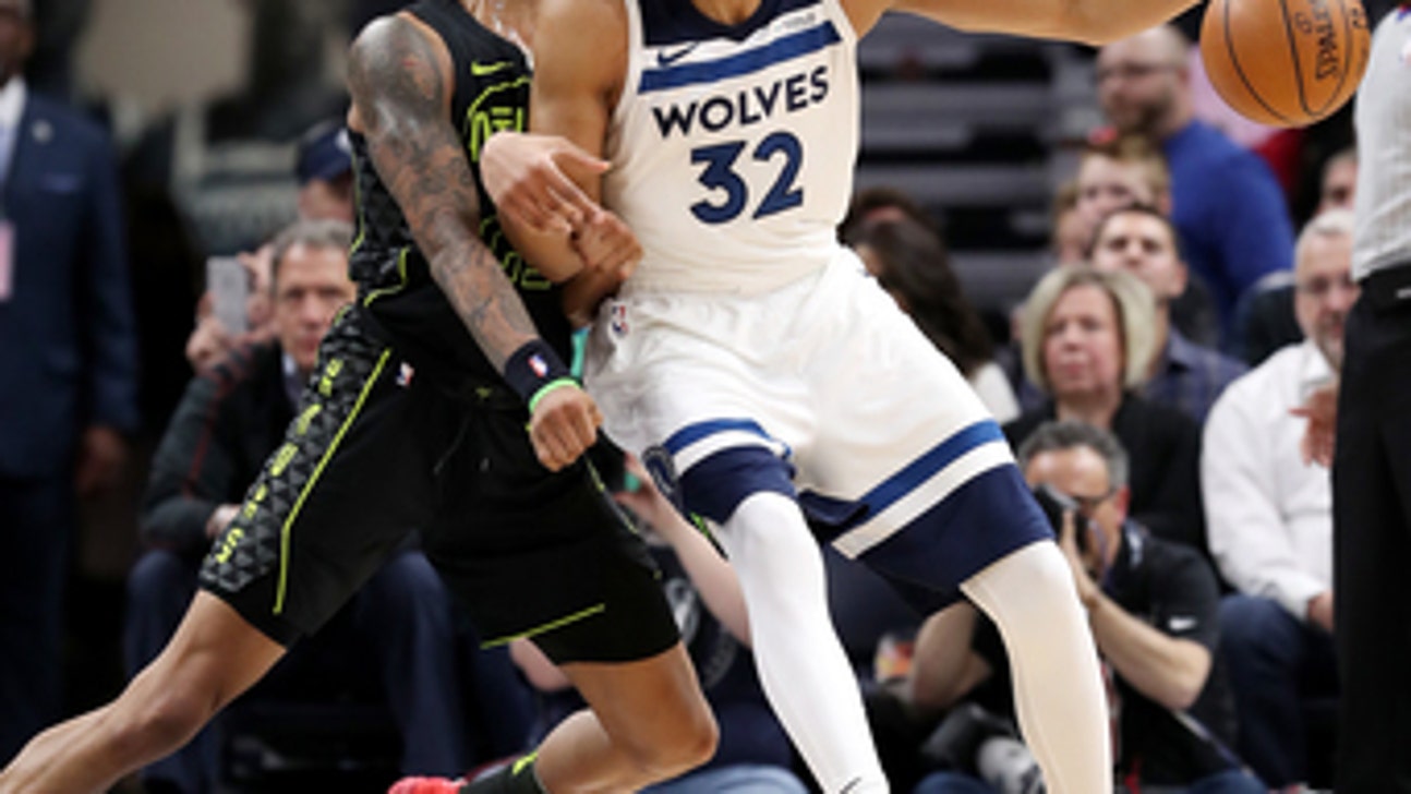 Towns’ franchise-record 56 lead Wolves over Hawks 126-114