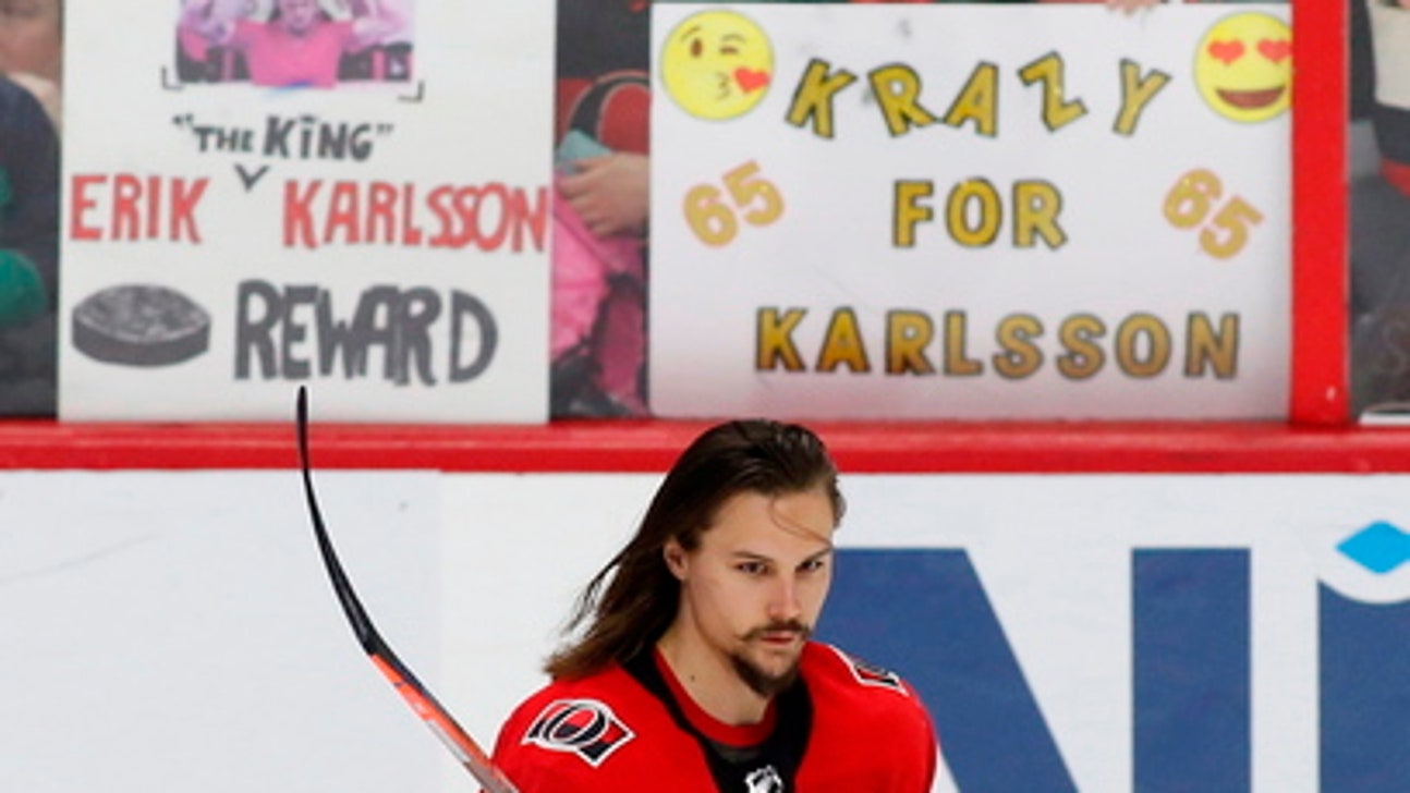 Karlsson not expected to rejoin Senators for final 2 games