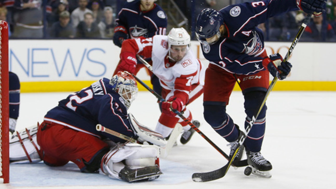 Blue Jackets beat Red Wings 5-4 to bolster playoff hunt