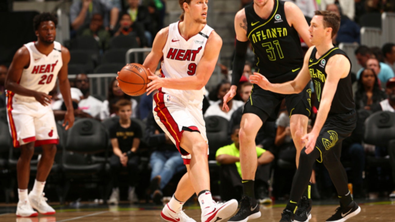 Olynyk’s hot shooting powers Heat past Hawks