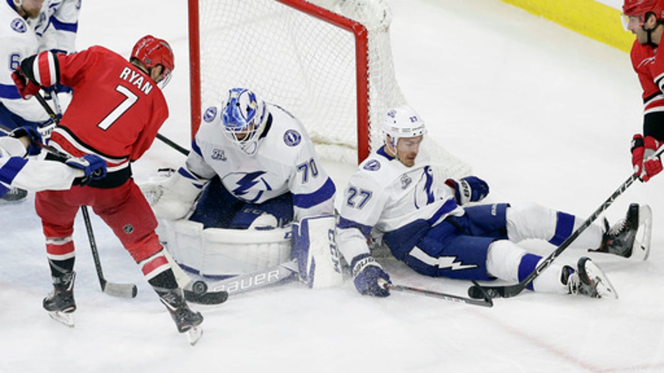Lindholm scores in OT, Carolina beats Tampa Bay 3-2