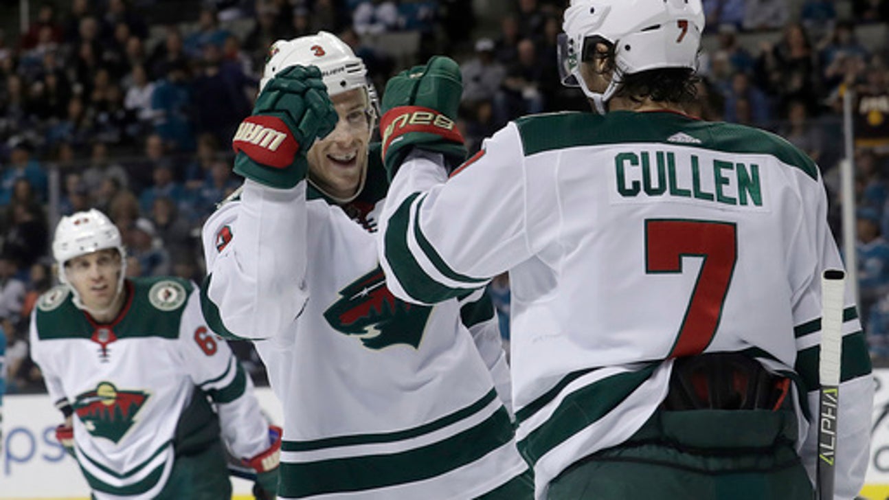 Wild deny Sharks home ice for 1st round with 6-3 win