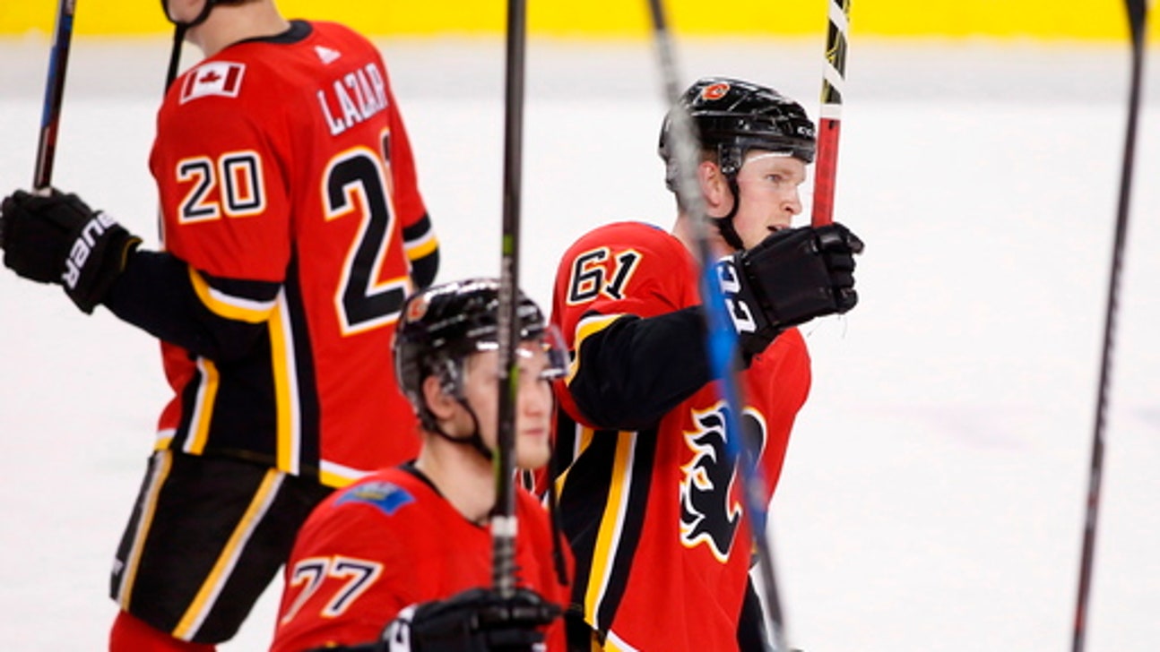 Jankowski scores 4 as Flames beat Golden Knights 7-1