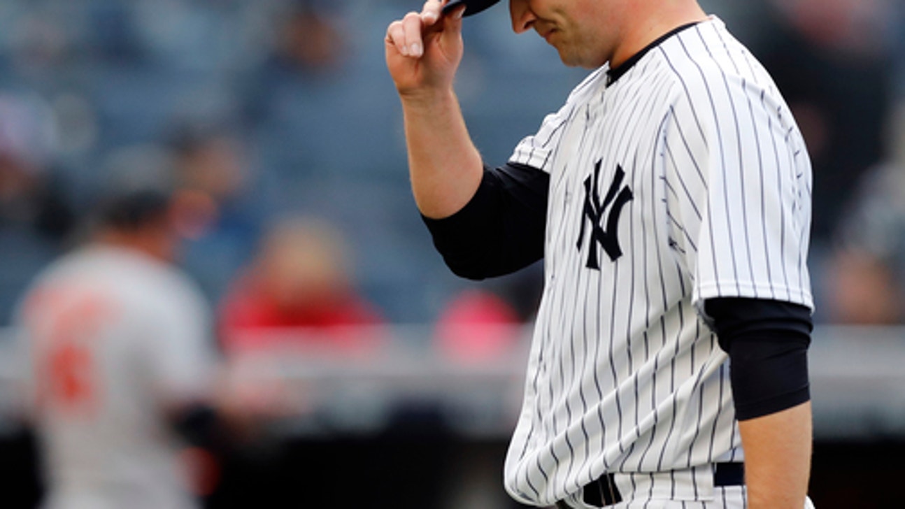 Yankees’ Adam Warren on disabled list with strained back