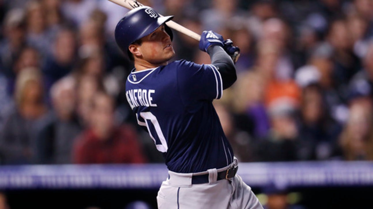 Lucchesi gets first win as Padres beat Rockies 5-2