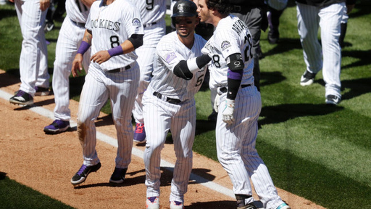 Rockies, Padres brawl, 5 ejected as Colorado wins 6-4