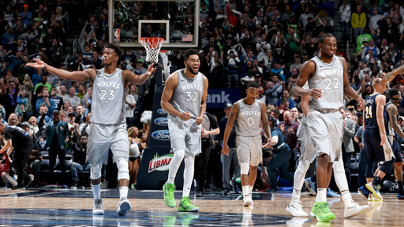 Butler, Towns lead T-wolves past Nuggets in OT, to playoffs