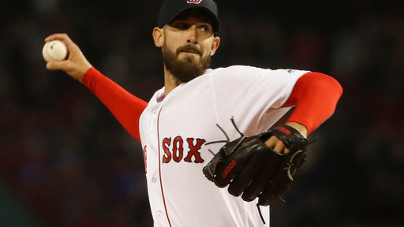 Boston’s Porcello through 6 no-hit innings