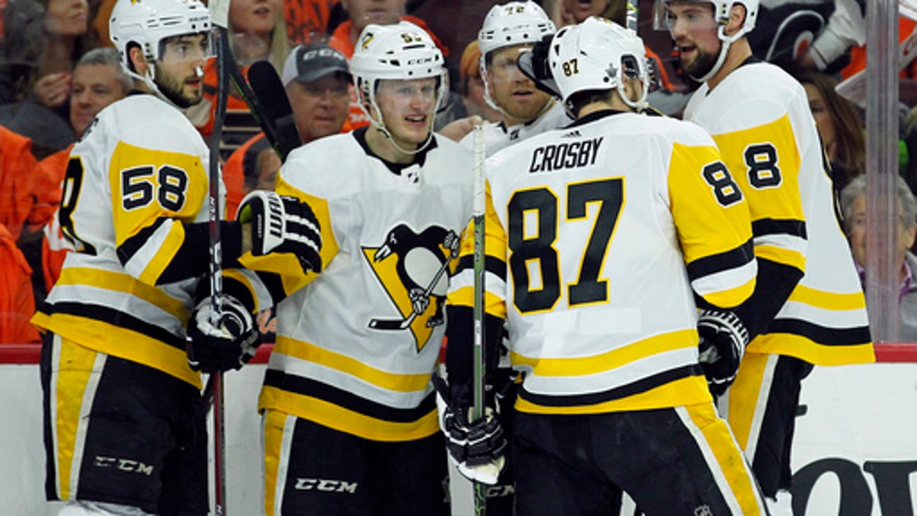 Crosby scores goal, leads Penguins to 5-1 Game 3 over Flyers