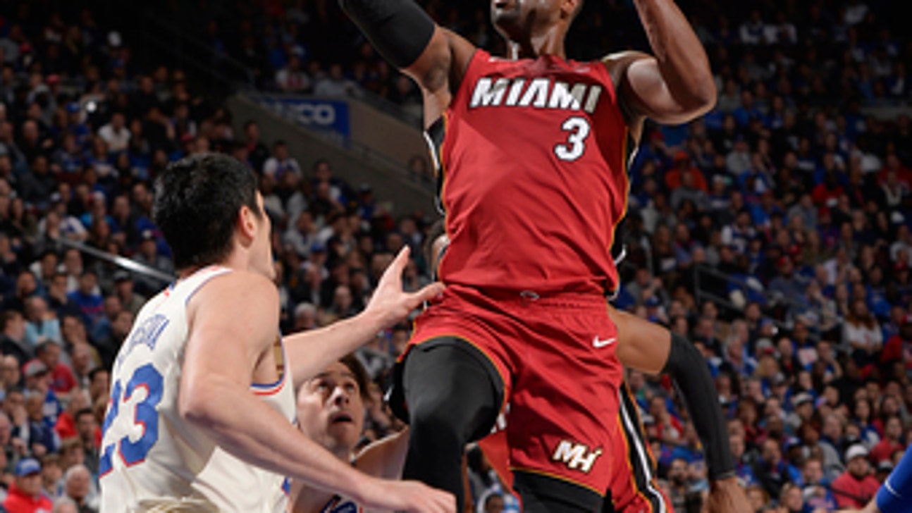 Wade turns back the clock and 76ers in Game 2 Heat victory