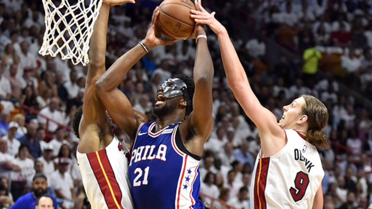 Embiid scores 23, 76ers top Heat 128-108 for 2-1 series lead