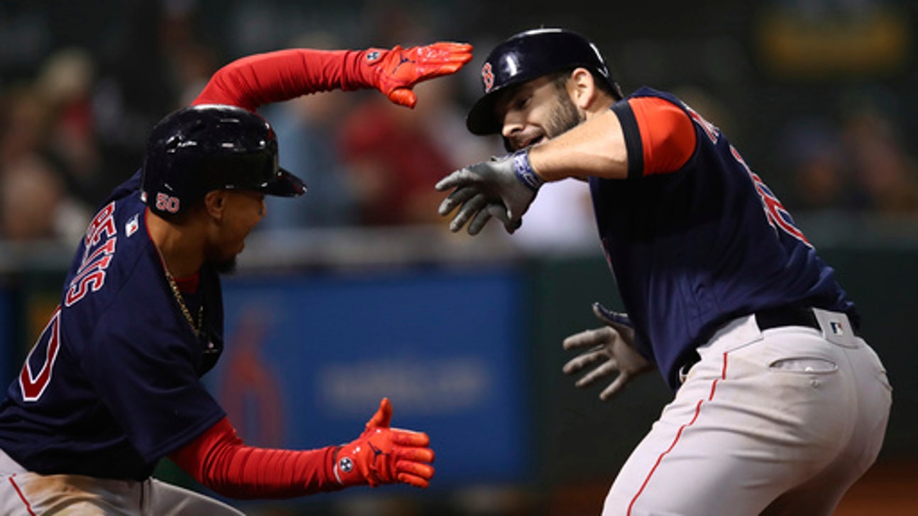 Moreland’s slam, Red Sox beat A’s 7-3 for 8th straight win