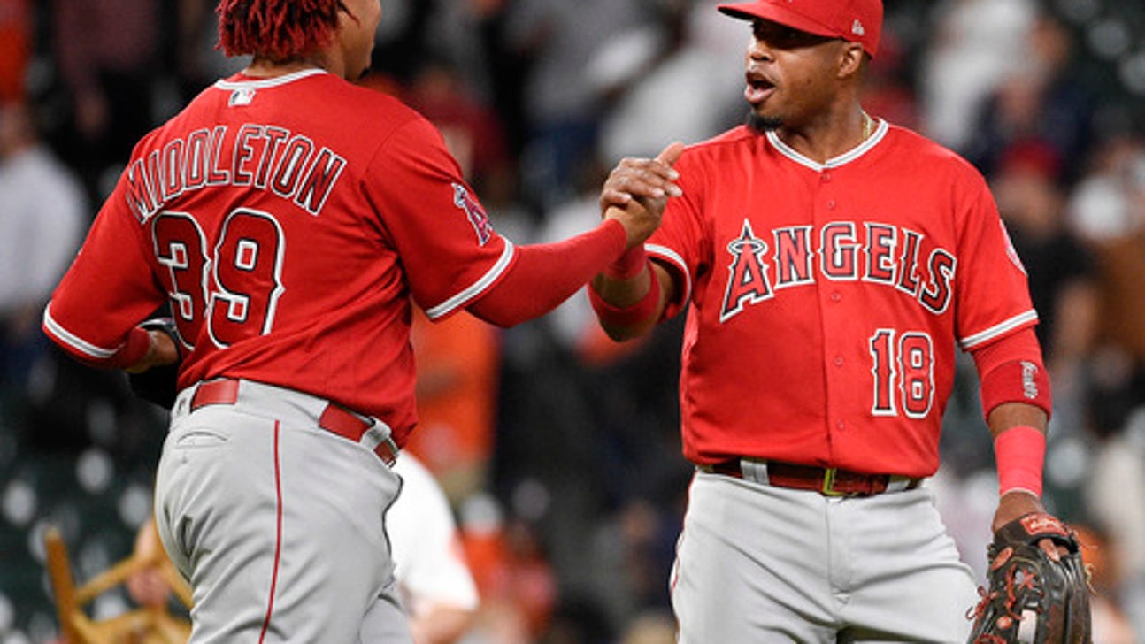 Skaggs dazzles, Angels beat Astros 2-0