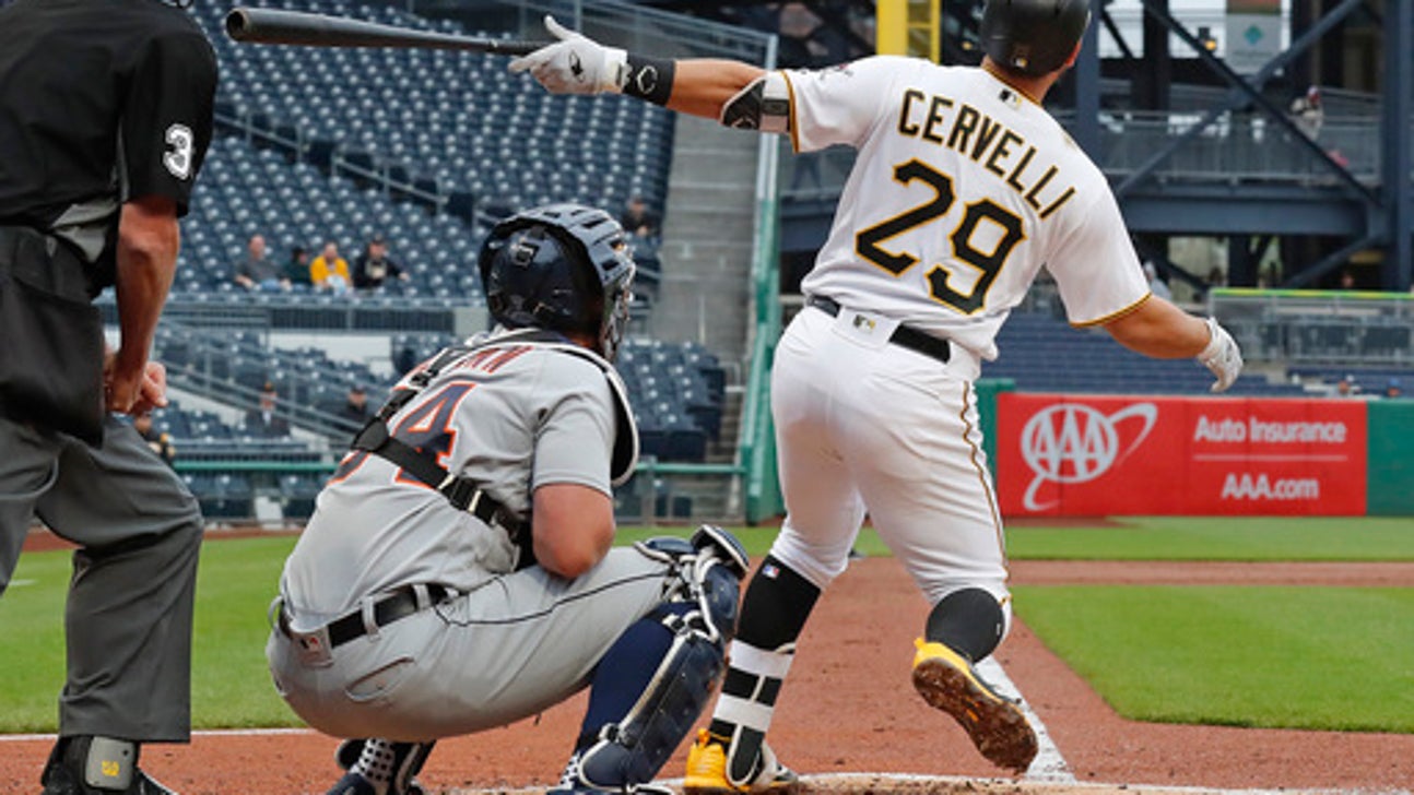 Red-hot Castellanos powers Tigers over Pirates 13-10