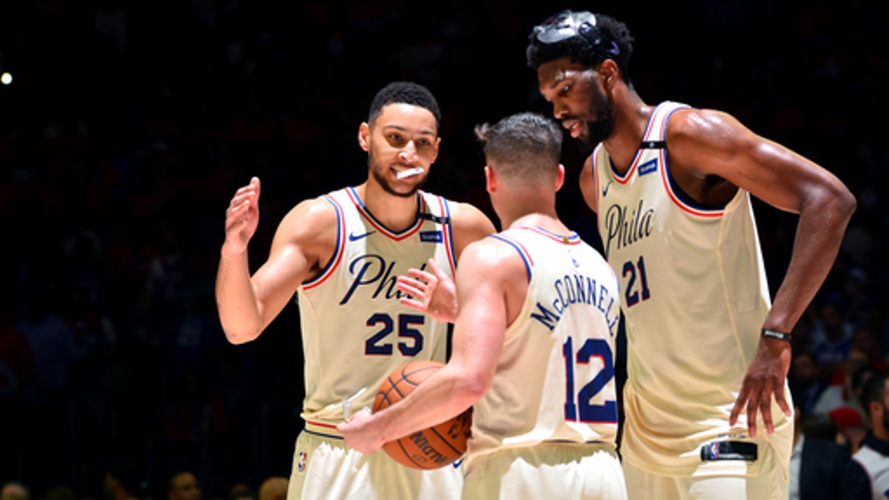 McConnell helps 76ers hold off elimination against Boston