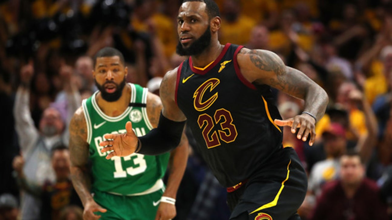 LeBron scores 44 as Cavs even series with Celtics