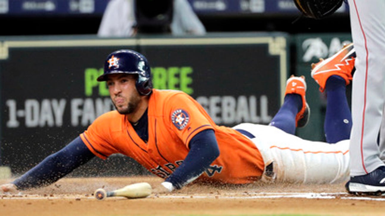 Astros’ Springer dashes home, goes deep against Sale, Bosox