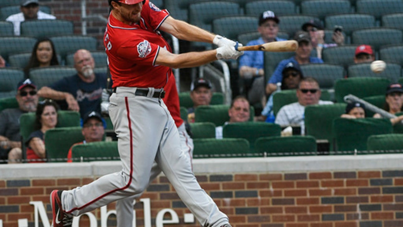 Scherzer’s pinch hit in 14th helps lead Nats past Braves 5-3