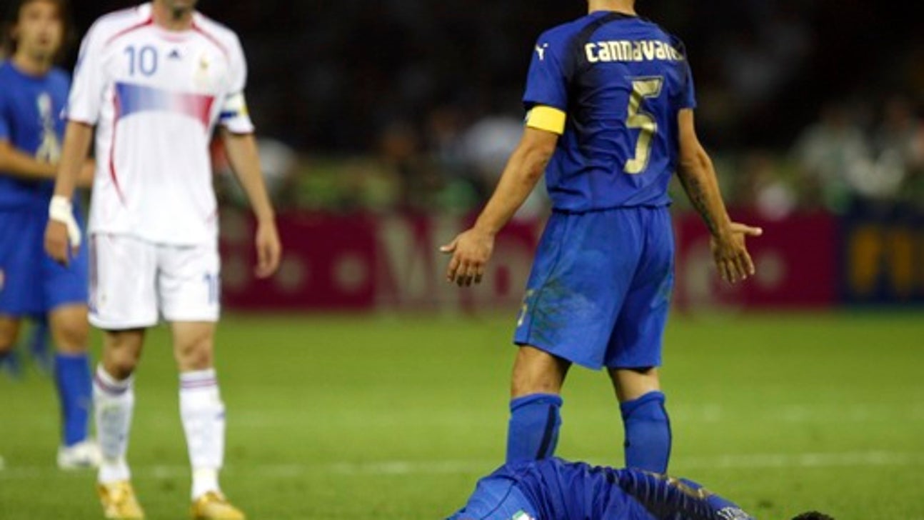 WORLD CUP: Zinedine Zidane ends his career with a headbutt