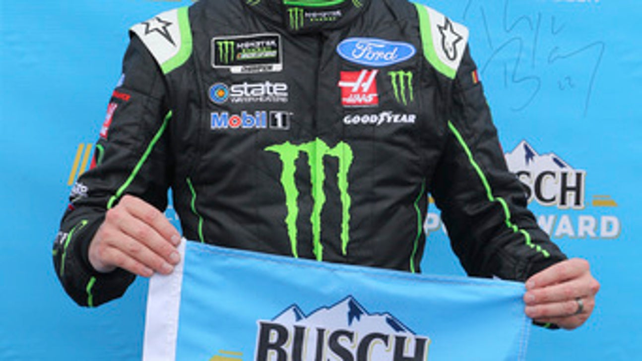 Kurt Busch wins pole at Michigan, second of season