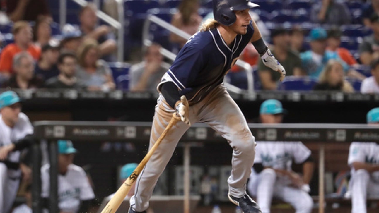 Jankowski’s bases-loaded single lifts Padres over Marlins