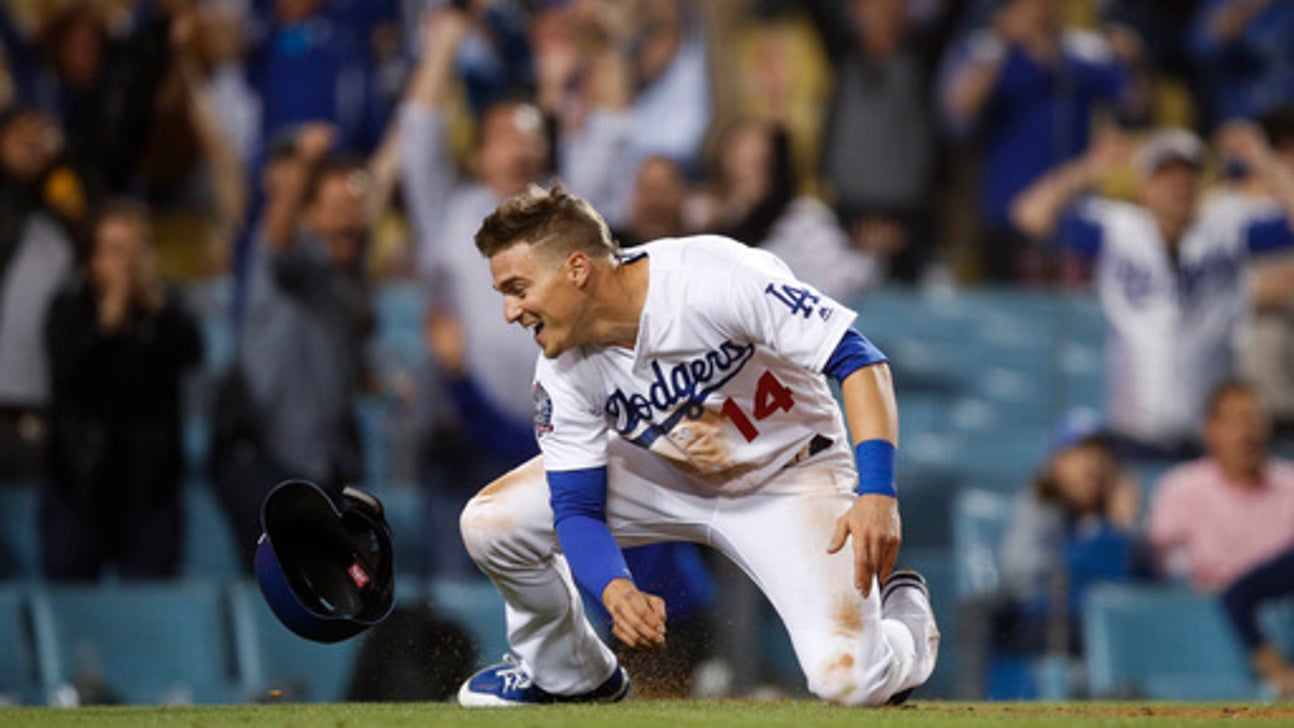 Hernandez dodges home, Dodgers edge Texas 3-2 in 11 innings