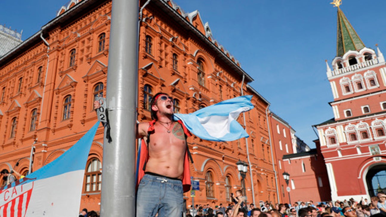 The Latest: Long ride leads to World Cup for Croatia fans