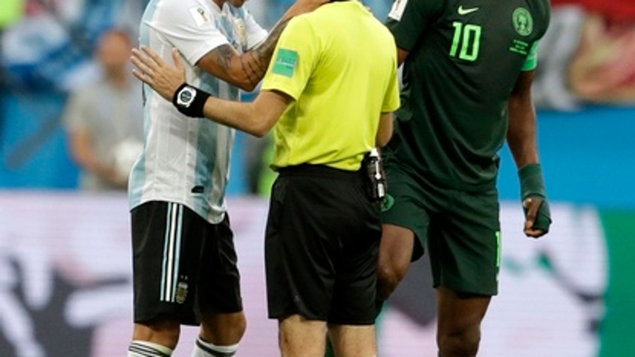 Nigeria complains about video review call against Argentina