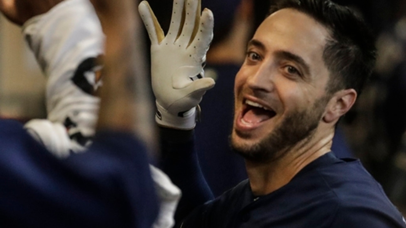 Peralta delivers again, Brewers hit 3 HRs to beat Royals 5-1