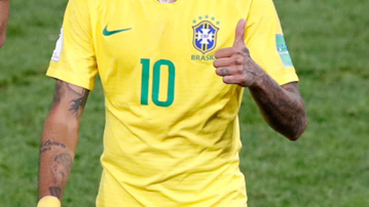 Brazilians finally see less diving from Neymar at World Cup