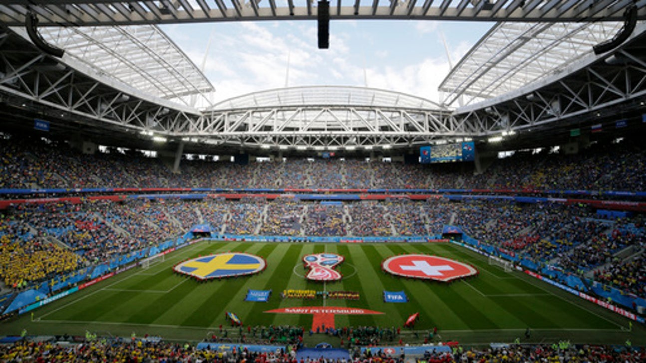 The Latest: Demonstrators briefly detained at World Cup