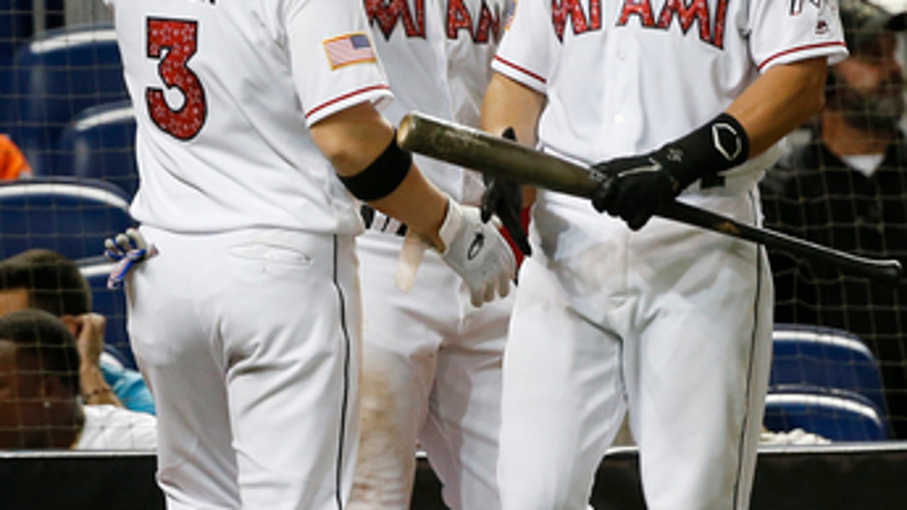 Bauers breaks tie as Rays beat Marlins 9-6 in 16 innings