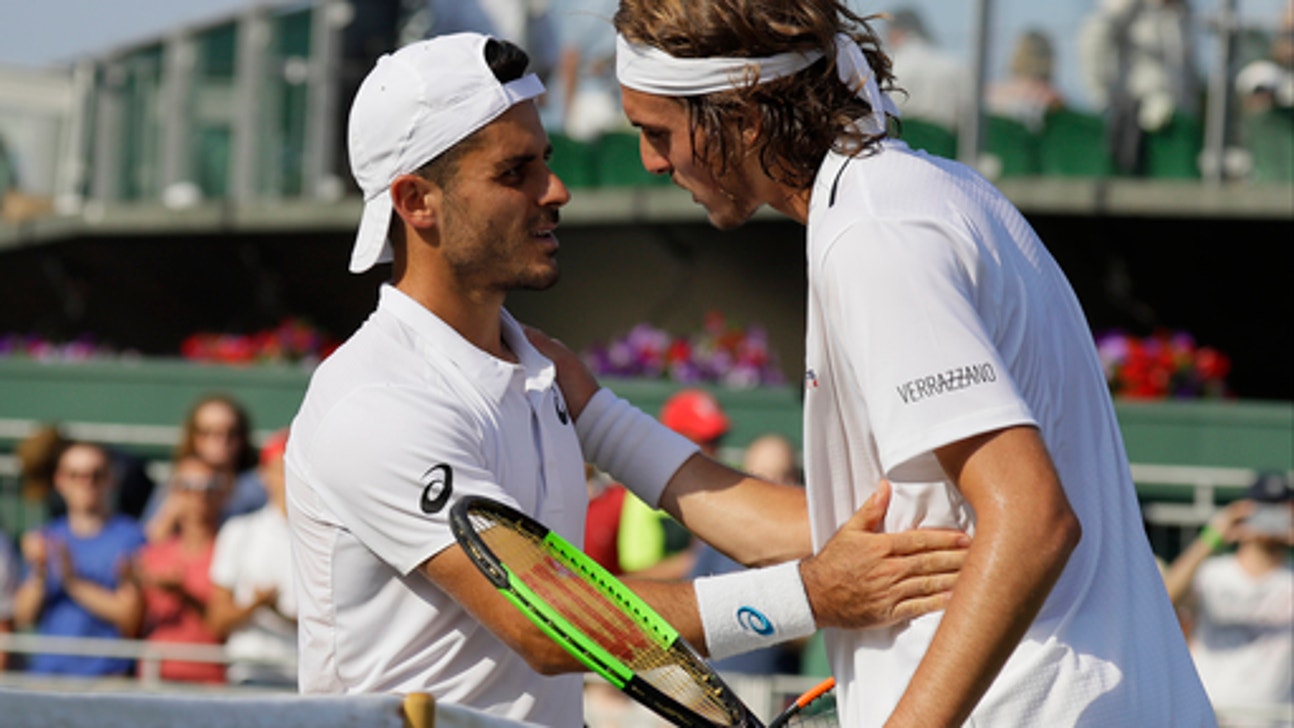 Tsitsipas sets mark for Greek tennis at Wimbledon