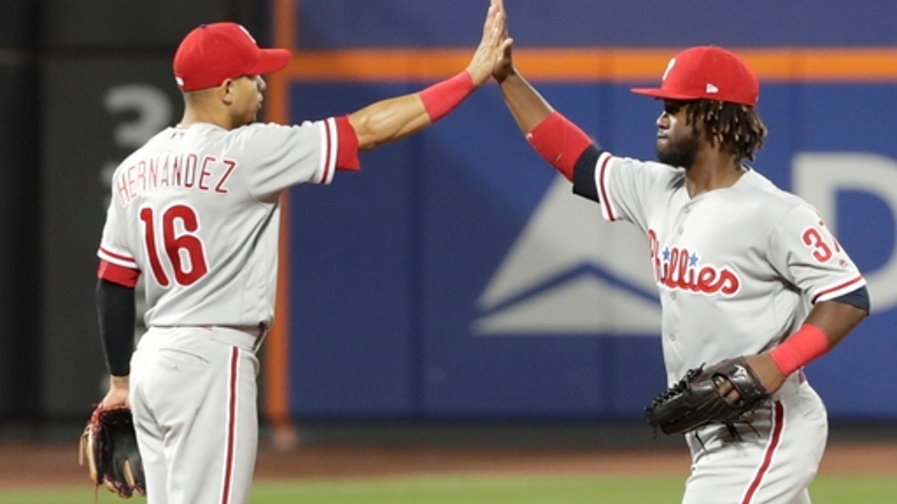De Los Santos wins MLB debut, Phillies beat Mets 7-3