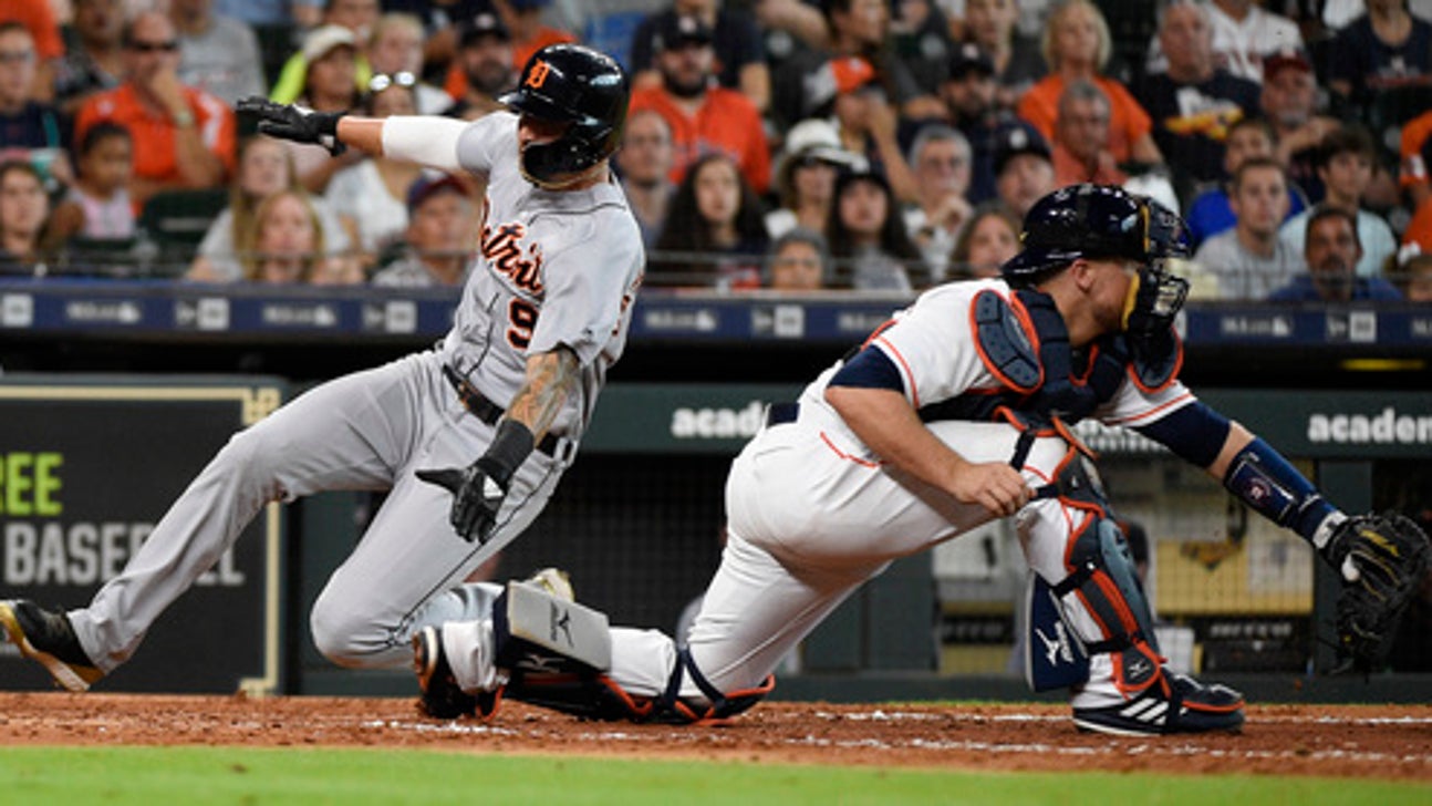 Cole pitches into 6th inning, 3 Astros homer in 9-1 win