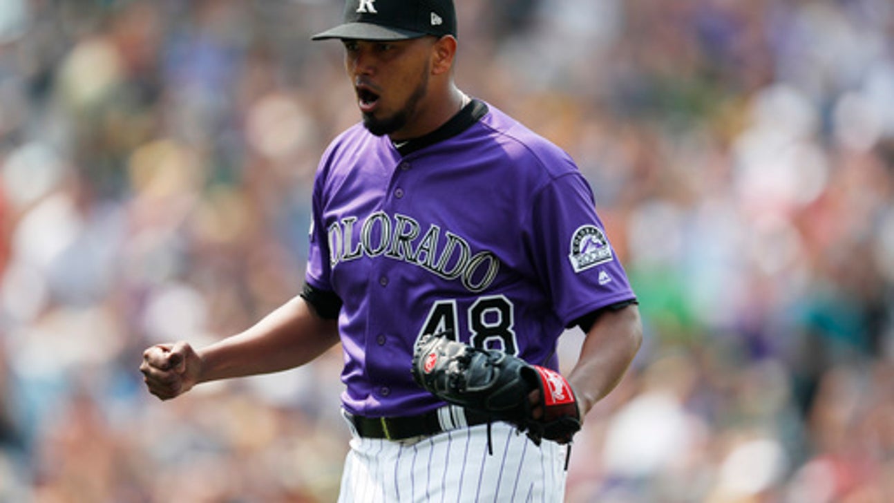 Marquez pitches 7 2-3 innings as Rockies beat A’s, 3-2.
