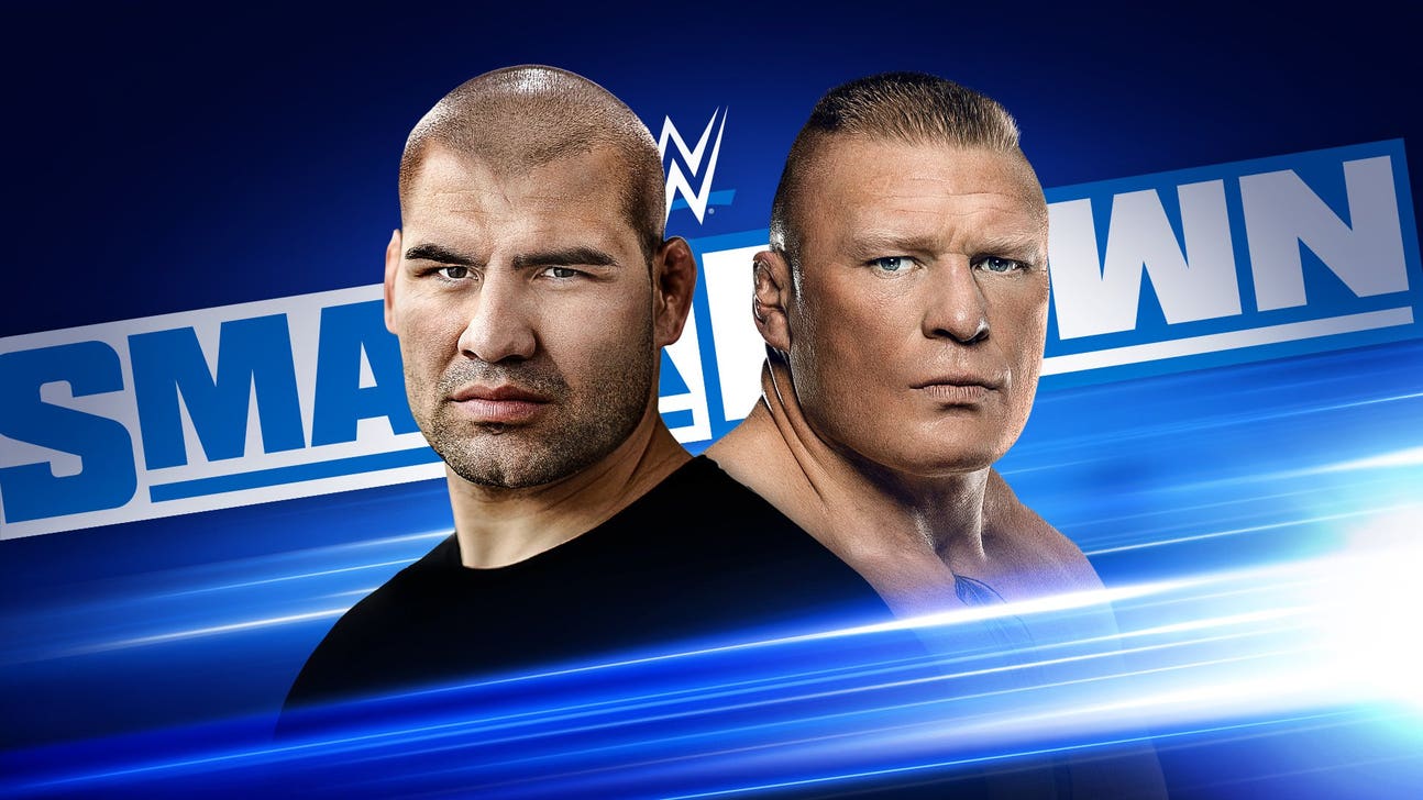 WWE Champion Brock Lesnar and Cain Velasquez come face-to-face this week on Friday Night SmackDown