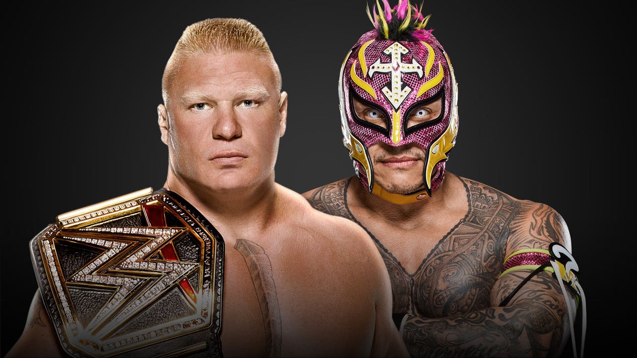 WWE Champion Brock Lesnar vs. Rey Mysterio (No Holds Barred, No Disqualification Match)