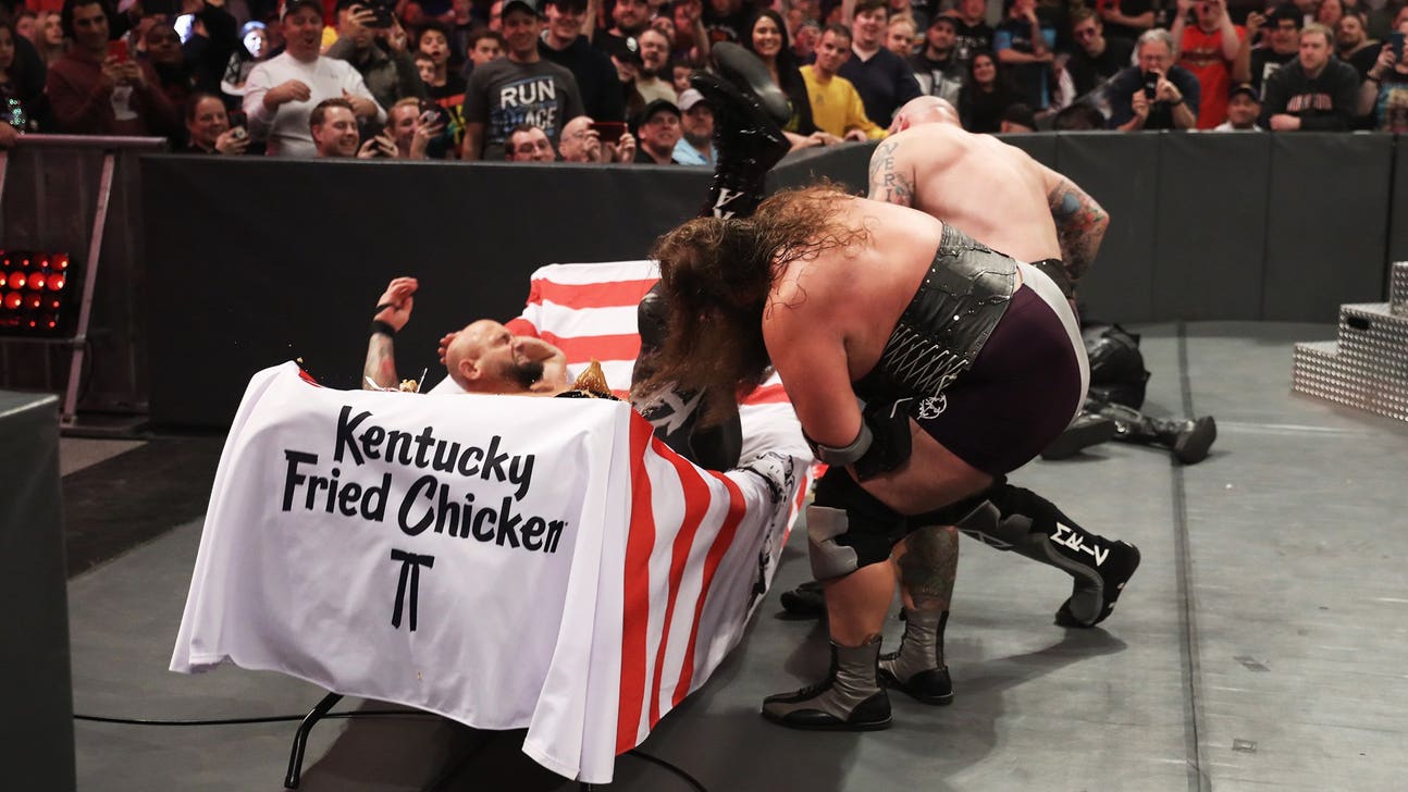 Raw Tag Team Champions The Viking Raiders vs. The O.C. ended in a Double Count-out