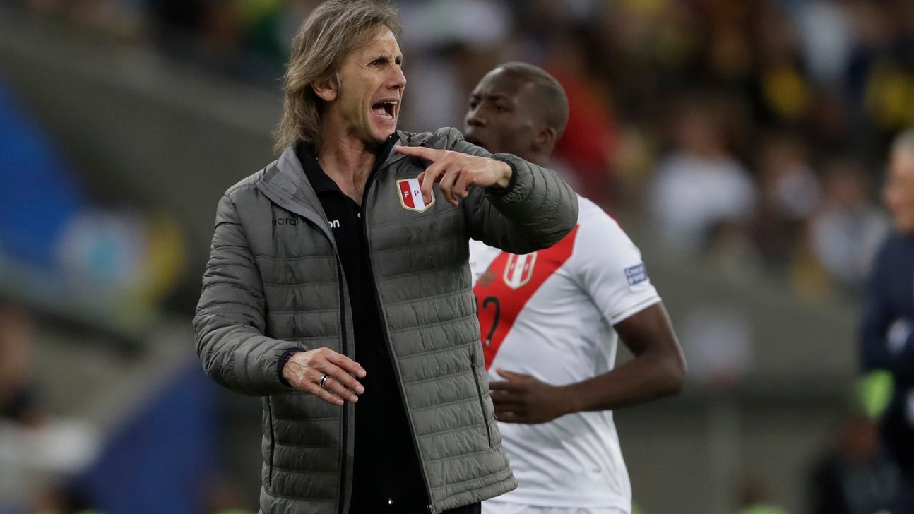 Peru coach says his team is optimistic for the future