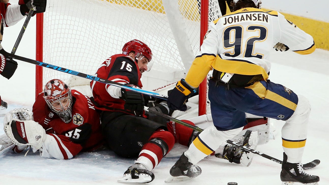 Kuemper, Coyotes hold on for 2-1 win over Predators